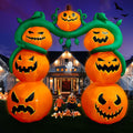 SEASONBLOW 9FT Halloween Inflatable Pumpkin Archway Outdoor Decoration / Halloween Decoration Giant Blow Up